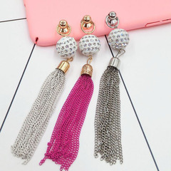 diy手機殼飾品配件手工潮女流蘇吊墜螺絲扣鏈條流蘇合金飾品材料