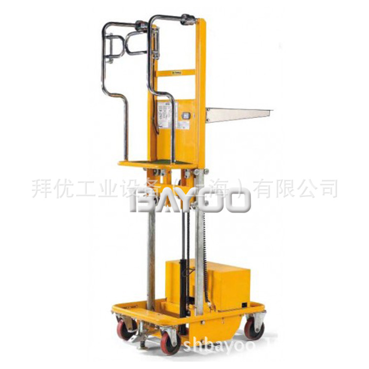 BAYOO/拜优半电动高空取货车 液压高空作业平台 四轮高空作业平台