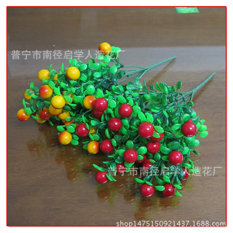 Моделирование растений Моделирование фруктов Украшение дома Шесть вилок Богатые фрукты Счастливый фрукт Руи Счастливый фрукт 6 вилок Маленькие красные фрукты