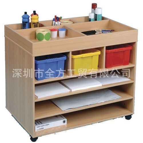 School Furniture Studio Painting Paper Cabinet Paint Cabinet Personal Studio Painting Cabinet Plus Plastic Basket Shenzhen Manufacturer