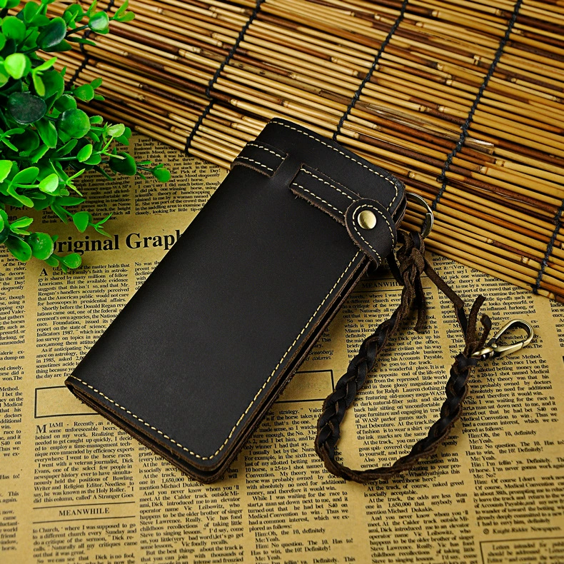 (Cross-border trading), leather retro bracelet, long wallet