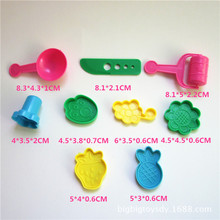 全新料9件套彩泥工具套装儿童玩具橡皮泥彩泥粘土工具模具沙具