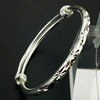 Silver starry sky, solid women's bracelet