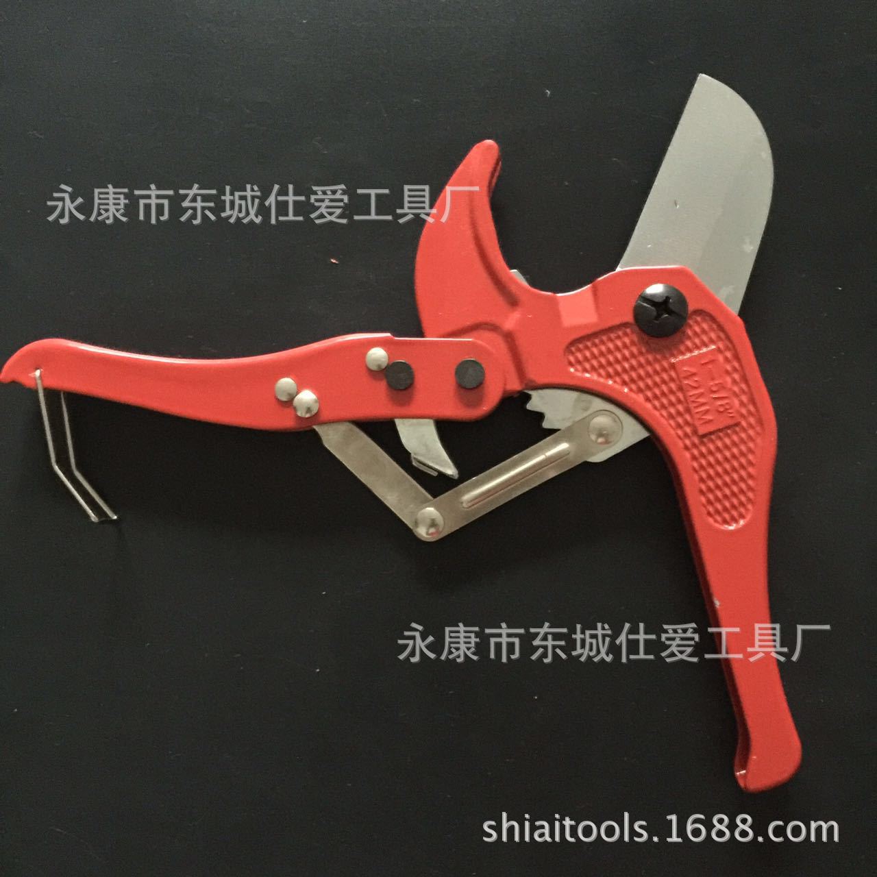 Shiai herramientas suministro directo de fábrica cortador de tubo de PVC PPR tijeras cortador de tubo tijeras estándar todo aluminio 42mm tijeras de tubería de agua image 4