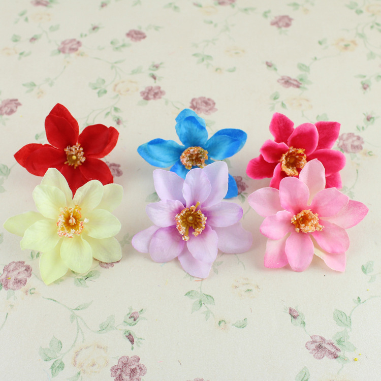Factory direct sales supply non-woven artificial flower heads…