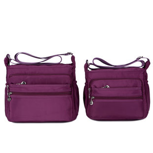 Nylon shoulder bag for leisure, waterproof one-shoulder bag, oxford cloth