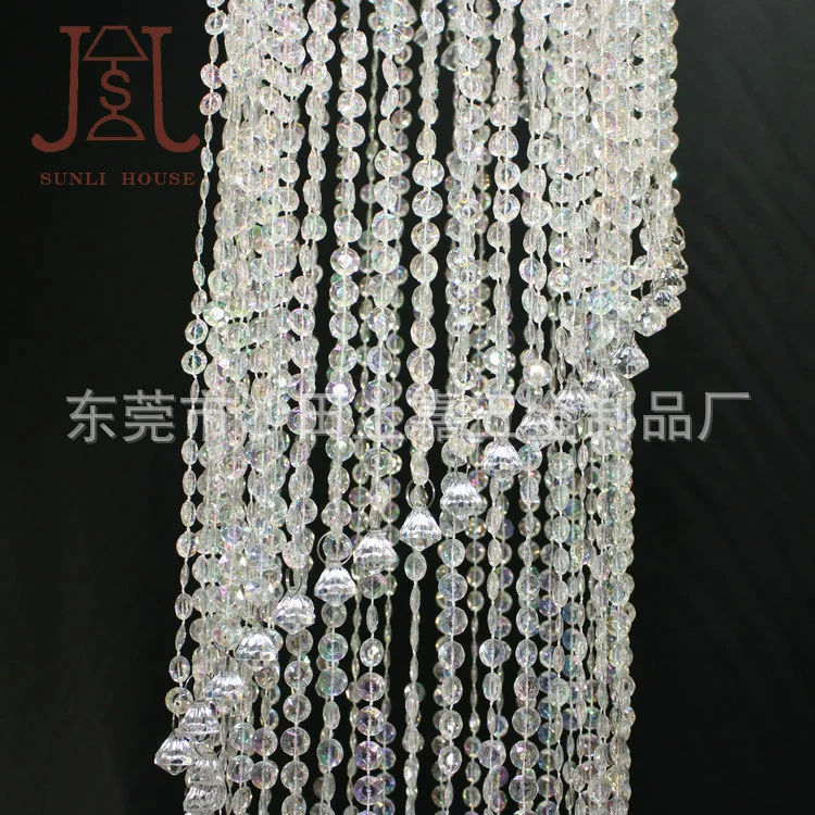 Свадебная декора chandelier imitation crystal AB цвет, симфония соединённые бусины спиральная декоративная люстра