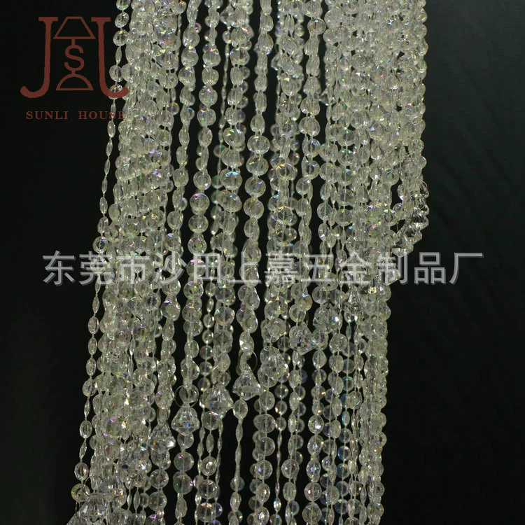 Свадебная декора chandelier imitation crystal AB цвет, симфония соединённые бусины спиральная декоративная люстра