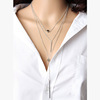 Accessory, metal necklace, European style, simple and elegant design