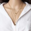 Accessory, metal necklace, European style, simple and elegant design