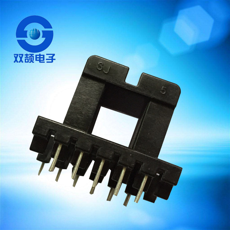 厂家直销EE33卧式7+7P卧式骨架BOBBIN骨架胶芯塑胶变压器骨架