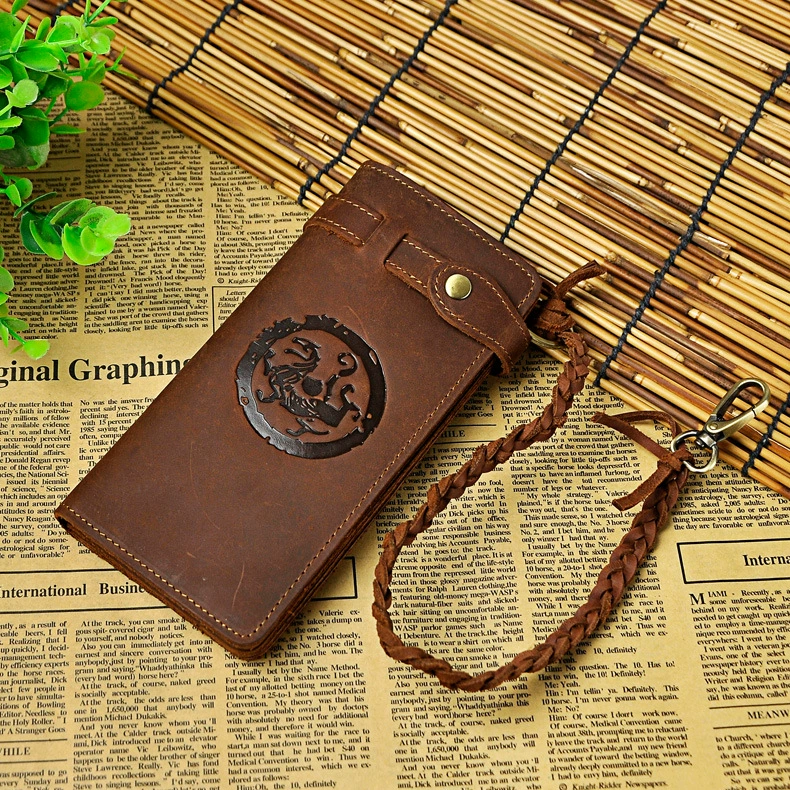 (Cross-border trading), leather retro bracelet, long wallet