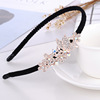 Headband with bow, metal hairpins, accessory, non-slip hairgrip, Korean style, wholesale