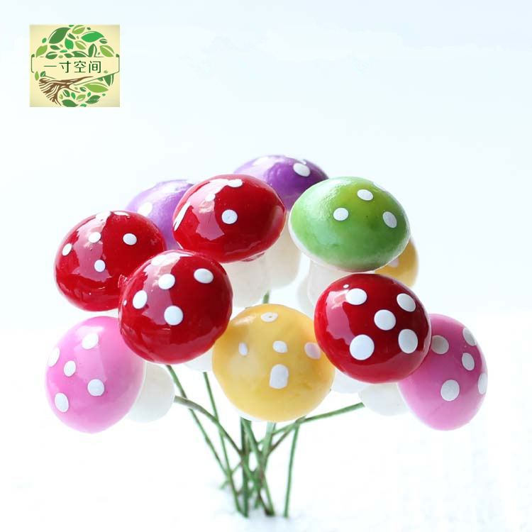 Moss micro landscape ornaments red foam Color Mushroom mushroom accessories DIY assembly small ornaments toy Moss micro landscape ornaments red foam Color Mushroom mushroom accessories DIY assembly small ornaments toy