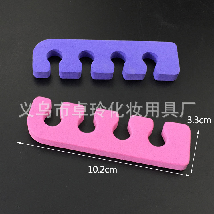 Directo de fábrica de uñas arte Dedo de algodón esponja dedo separador/separador de dedo Eva esponja de protección del medio ambiente durante todo el año en stock