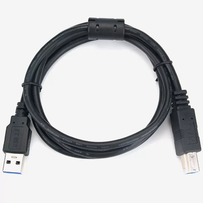 标准USB3.0线USB3.0正标打印机连接线USB3.0AM转BM传输数据线1米