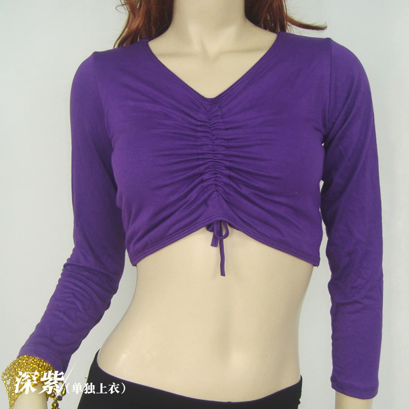 Гладкие с V-образным вырезом и длинными рукавами, костюмы для таобао Belly Dance, костюмы для танца живота, оптом костюмы для танца живота