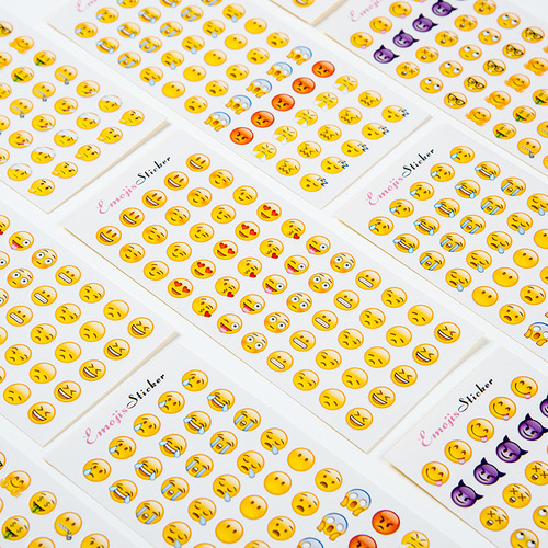 Emoji stickers, Apple horizontal version contains new expressions, roll eyes, contains 660 mini expressions, 12 pieces included