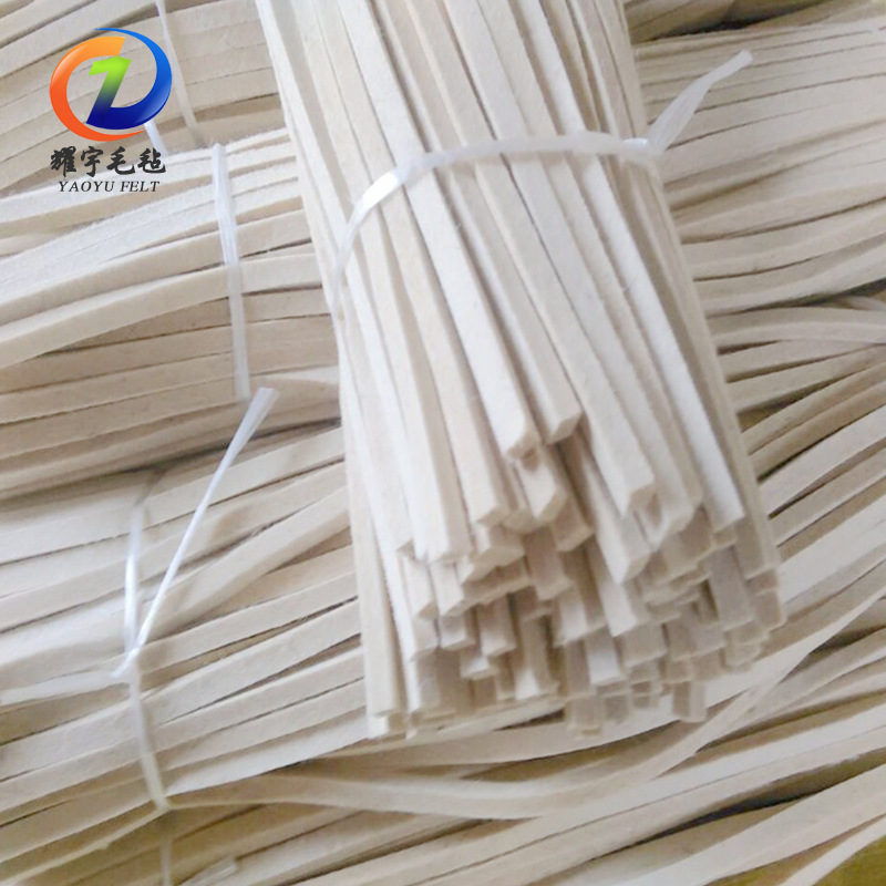 【毛毡条】耐高温毛毡条 背胶毛毡机械密封吸油毛毡条批发