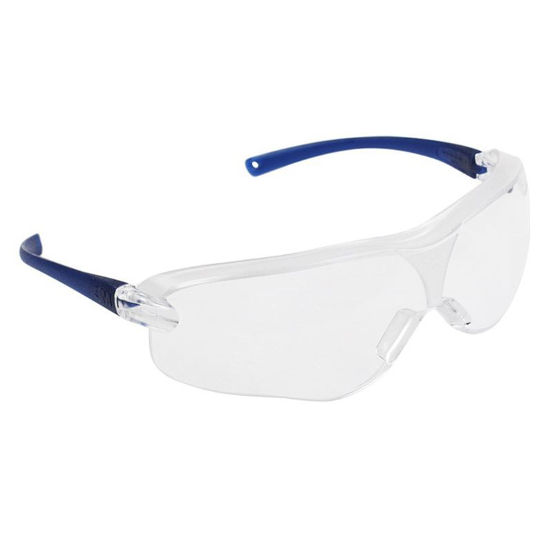 3M10437防护眼镜骑行防风沙防雾超强防刮擦流线型透明镜片防冲击