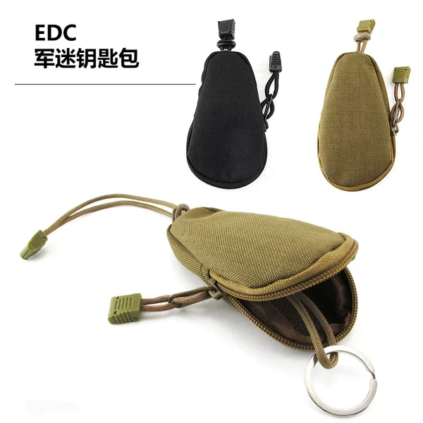 Clearance Military Fan Key Pouch Outdoor Edc Gadget Commuter Gear Bag Camouflage Tactical Accessory Pouch Coin Purse