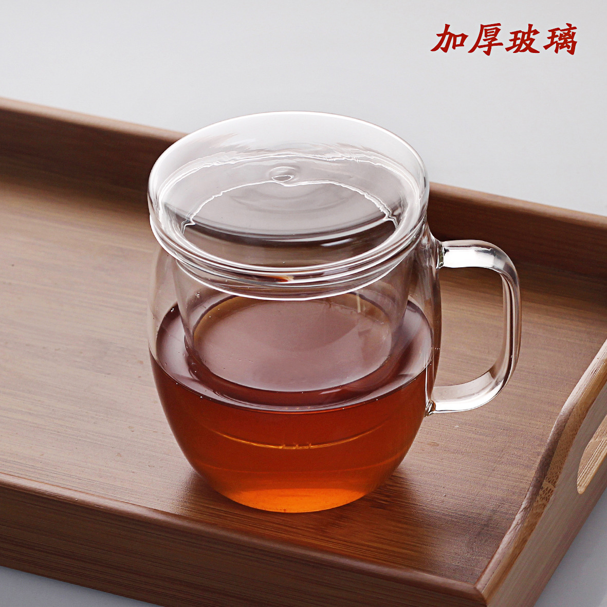 Taza de Té con Separador Estilo Japonés de 3 Piezas Vidrio Resistente al Calor para Uso Doméstico image 5