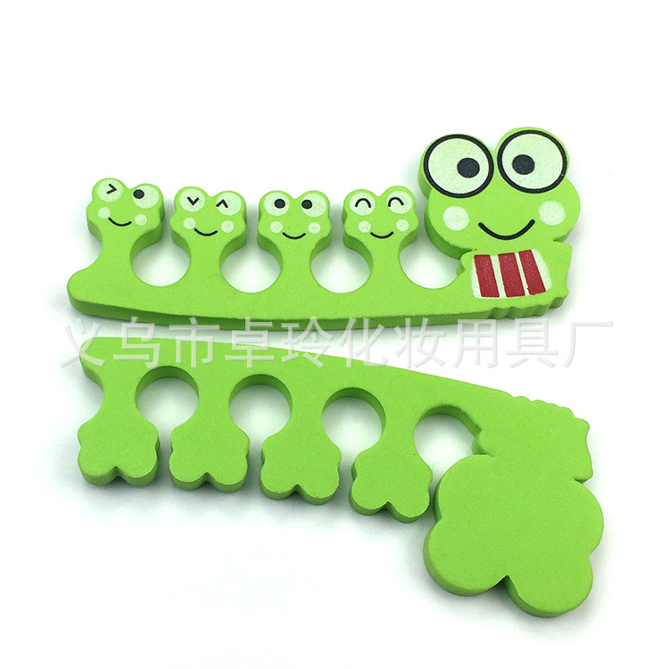 Fábrica al por mayor animal dedo separador esponja dedo separador ajuste de la muestra