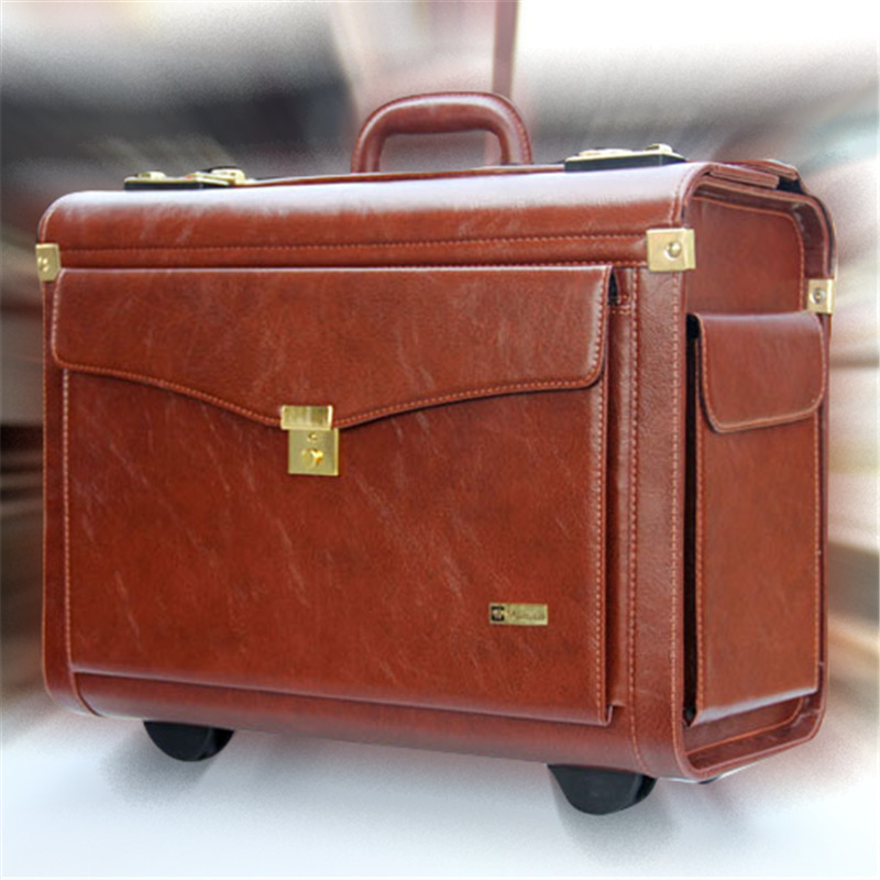 New captain Box flight attendant pilot special suitcase retro aviation boarding box luggage case Factory Direct Sales