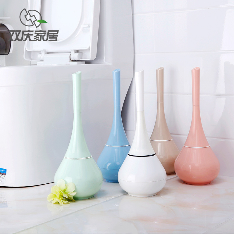 Shuangqing Home Bathroom Toilet Brush Base Toilet Cleaning Toilet Cleaning Toilet Brush Base Set 1156