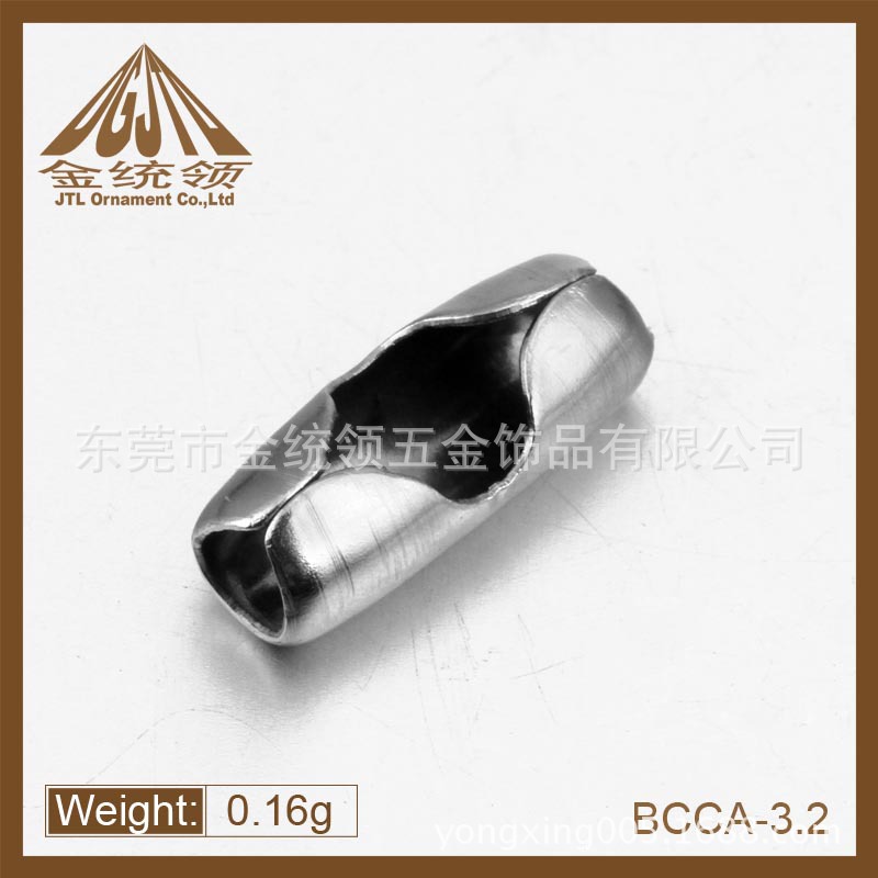 Dongguan fábrica venta al por mayor de acero inoxidable talón cintura hebilla de cadena de cuentas Accesorios