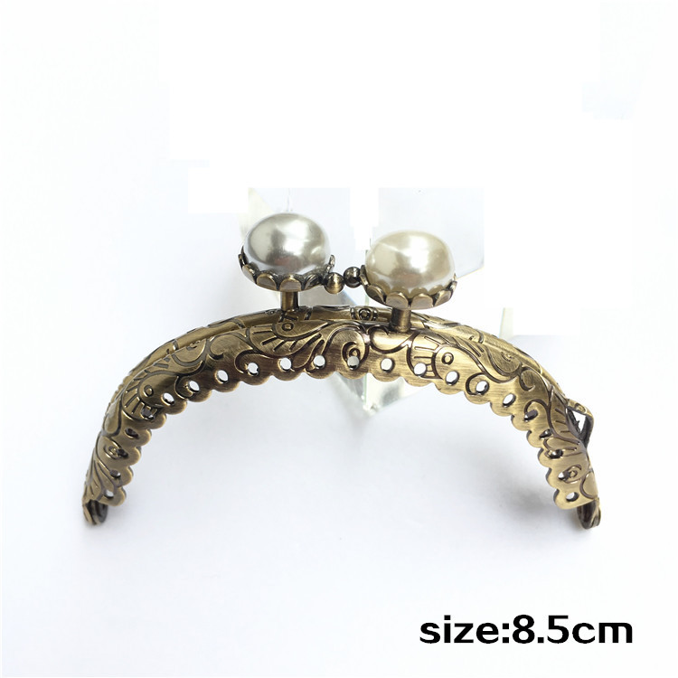 Sin stock: 8.5CM 10.5CM 12.5CM arco dragón-fénix encaje cabeza de loto de pan cuentas de oro cabeza de caramelo