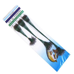 Wholesale Lure Leader Wire Steel Anti-Snag Wire Figure-eight Connector Cord 60/72/100 Pieces per Plate