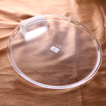 亚克力西式圆形透明面包盘酒店厨房专用食物托盘酒店用品厂家批发