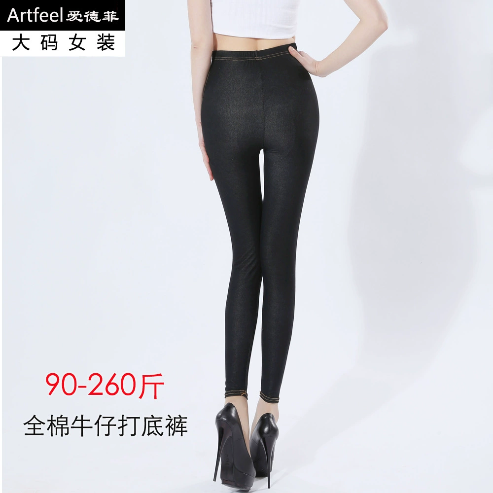 Тонкие джинсовые леггинсы, прямые продажи с завода, плюс размер, опт, AliExpress