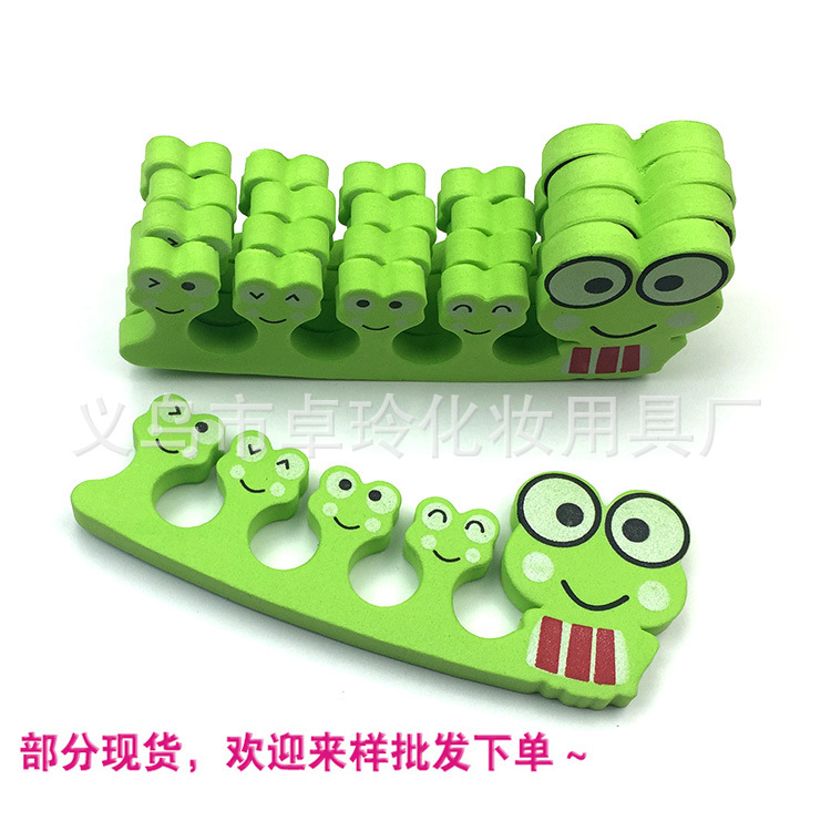 Fábrica al por mayor animal dedo separador esponja dedo separador ajuste de la muestra