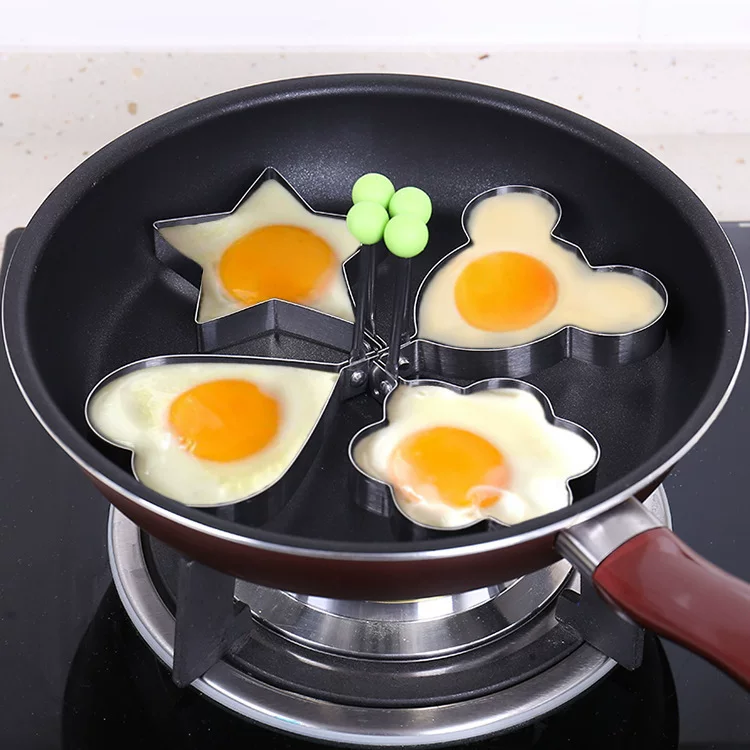 Stainless steel fried egg model Breakfast Egg mold Kitchen tool Creative fried eggs 28g