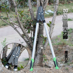 五金園林工具粗枝剪刀雙色柄粗鋼管不紳縮大力士剪刀大力剪修枝剪