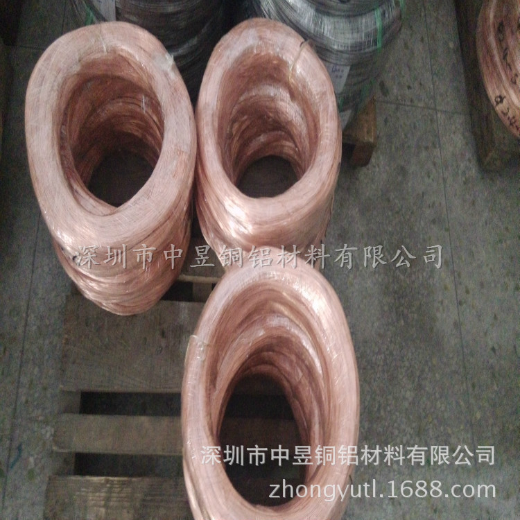 全软T2紫铜线 高纯铜丝 打螺丝铜线 半硬偏硬紫铜线供应