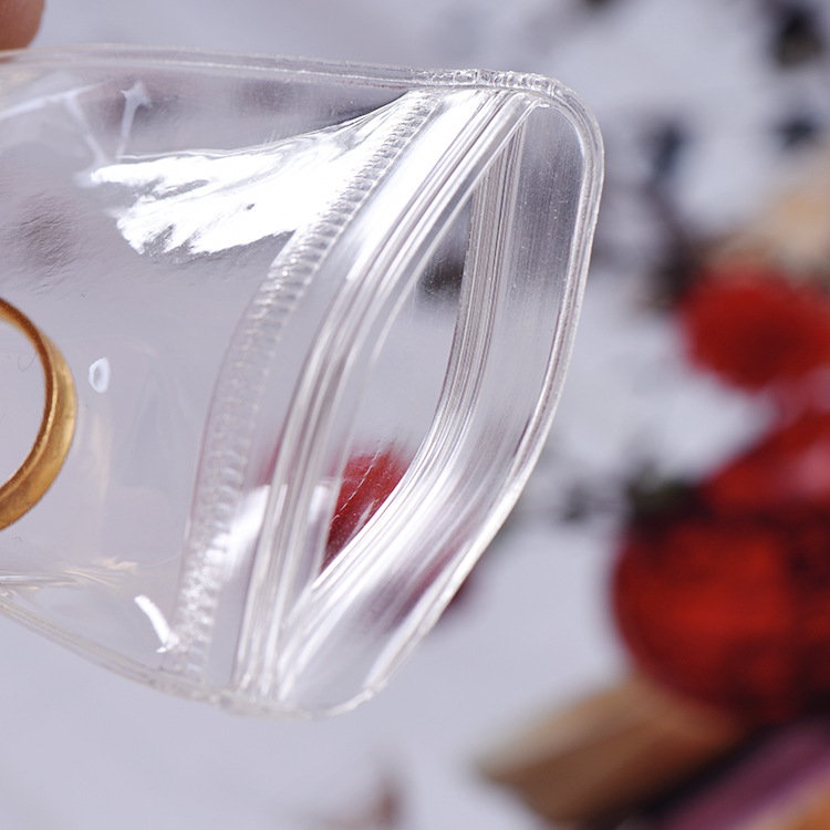 Fabricantes al por mayor de joyería de pvc transparente bolsa de embalaje de cuentas de Buda joyería de plástico suave bolsa pequeña bolsa de pvc ziplock