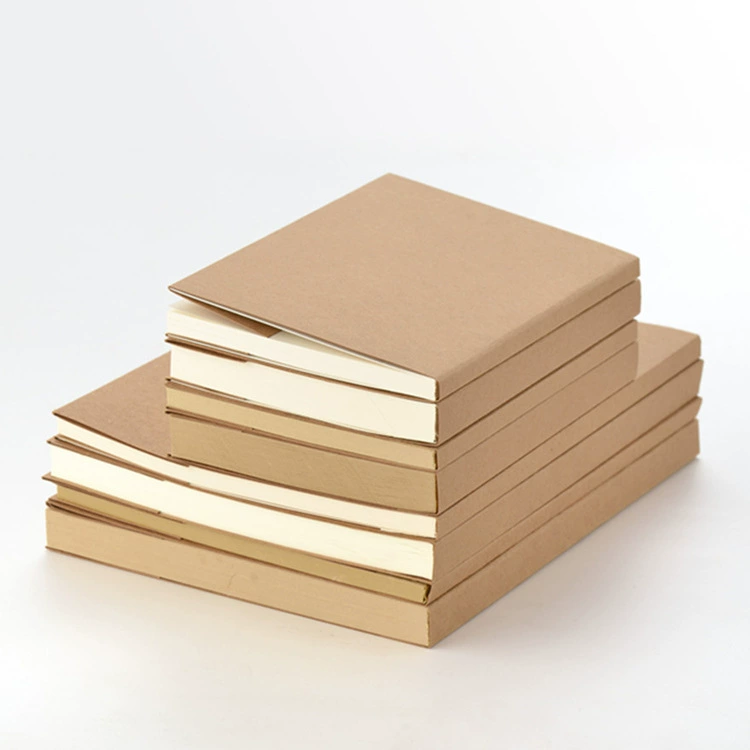 Retro Sketchbook Notebook, Blank Kraft Cover, Multi-Size (32K/16K), 112–260 Pages