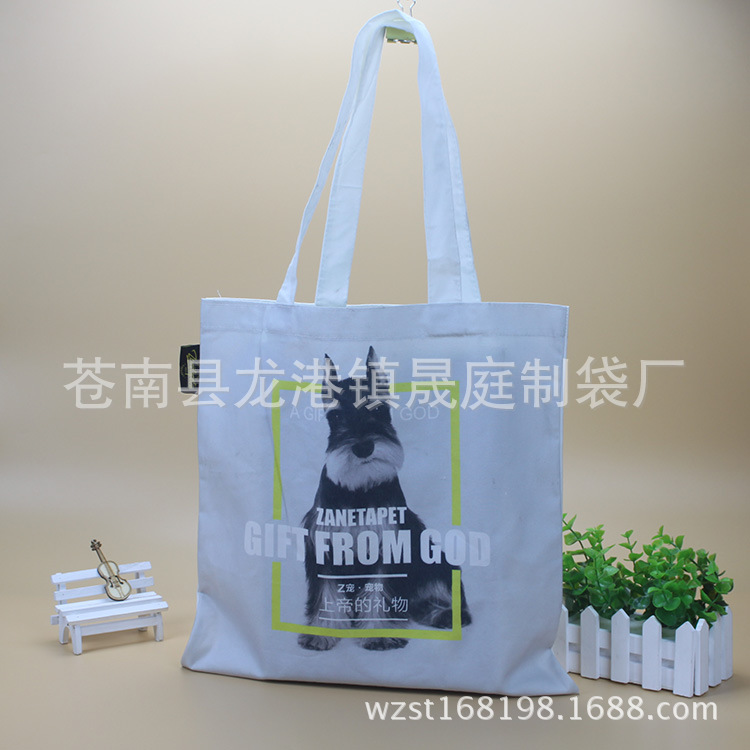 厂家直供创意帆布袋 手提购物袋 彩印帆布包LOGO