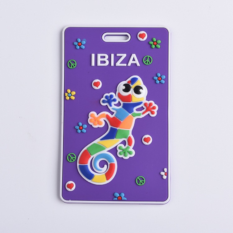 pvc软胶行李牌卡套旅行牌 定 制logo卡通pvc树脂工艺品礼品挂饰