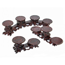 实木根雕底座 花瓶盆景奇玉石紫砂壶玉器工艺品摆件茶壶高低底座