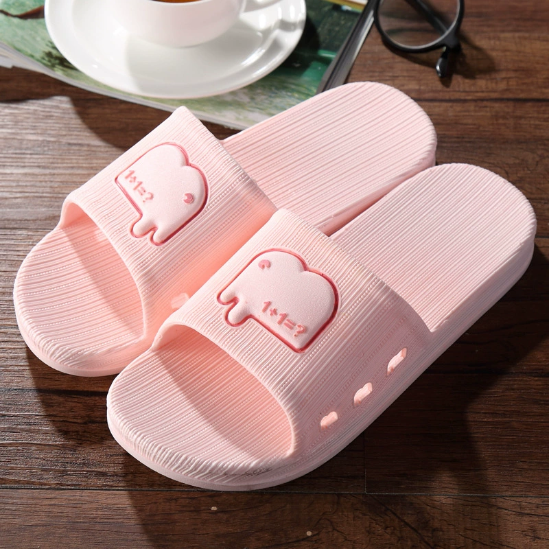 Тапочки женские летние домашние для пар домашние ванны для ванной комнаты Нескользящие пластиковые сандалии с мягкой подошвой для мужчин