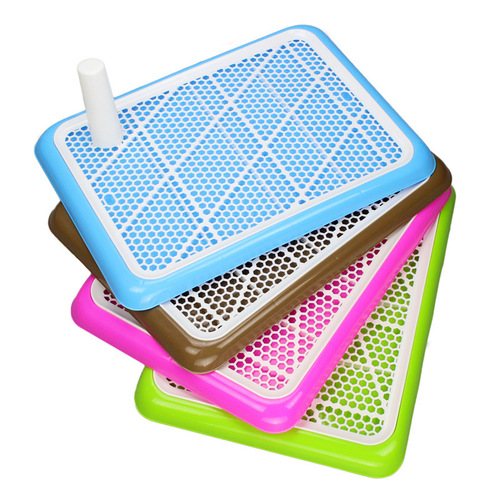 Supply bee net flat dog toilet with column non-slip pet toilet urinal teddy golden retriever supplies
