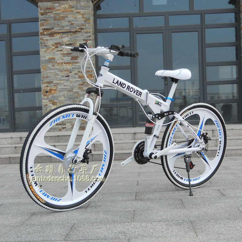 Factory sales X6 bicycle folding mountain bike adult bicycle Land Rover mountain bike double disc brake student bicycle