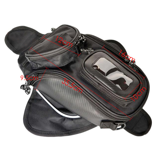 Cross-border motorcycle fuel tank bag strong magnet large capacity crossbody wear-resistant shoulder bag travel bag waterproof navigation bag