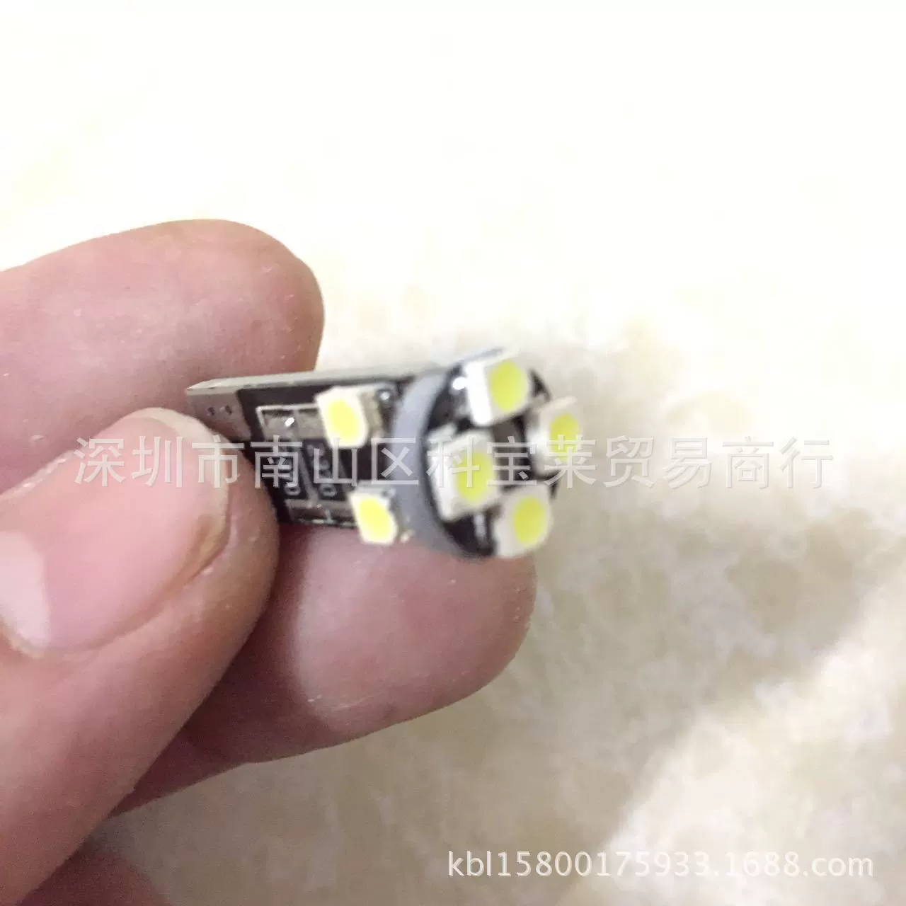 Автомобильный светодиод T10 8SMD 1210 с функцией декодирования, индикатор ширины/перенала 3020, 8smd, подсветка номерного знака
