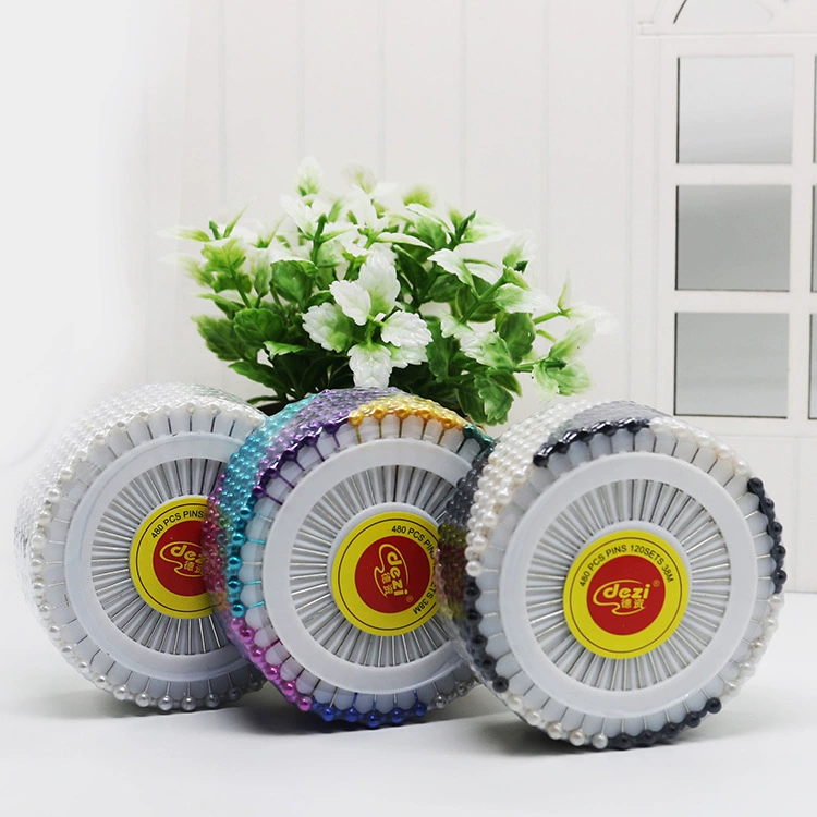 Игла прямого позиционирования с завода 480 шт. Цвет Жемчужная игла Портной булавка Жемчужная игла DIY игла для бусин