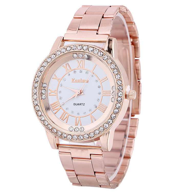 Women'S Popular Bracelet Watch Korean Version Diamond Dial Steel Band Watch